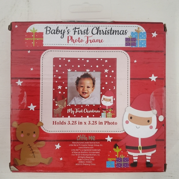 Baby's First Christmas Picture Frame - Picture 2 of 2